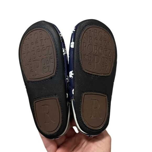 Robeez Sandor Elephant Print Baby Rain Booties Boots Baby Size 6 - Picture 5 of 6